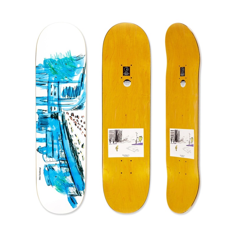 Shin Sanbongi Shin City 8.25” Skateboard Deck