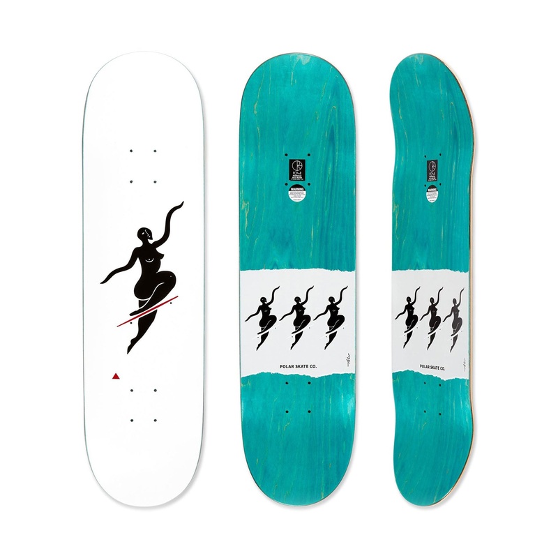 Team Model No Complies White 8.5” Skateboard Deck