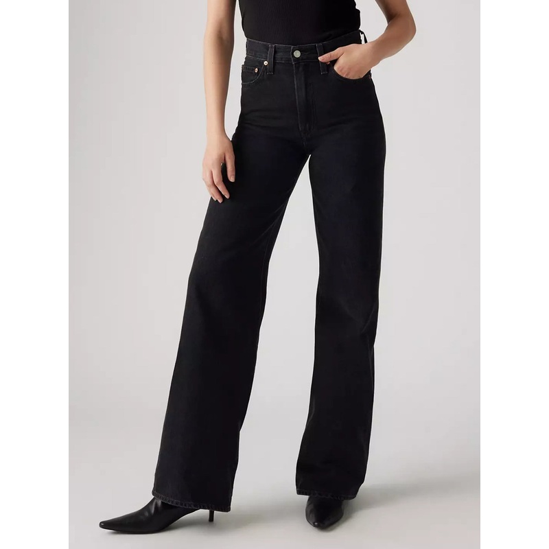 Wide Leg Rosie Posie Ribcage Jeans