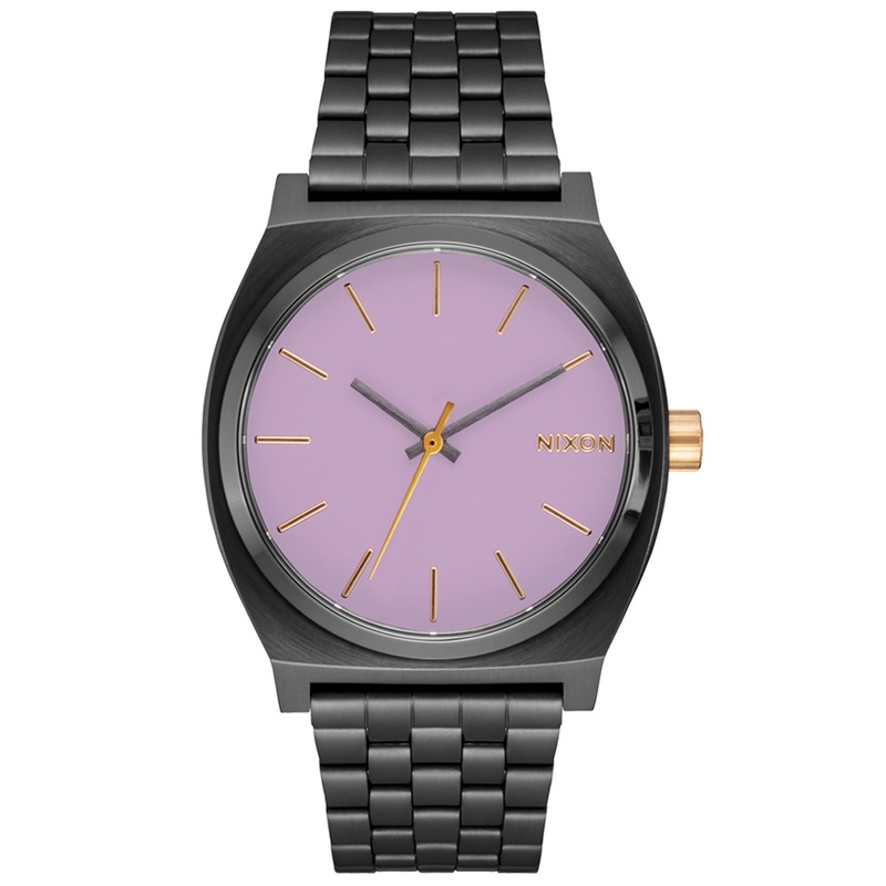 Medium Time Teller Gunmetal/Lavender/Gold Watch