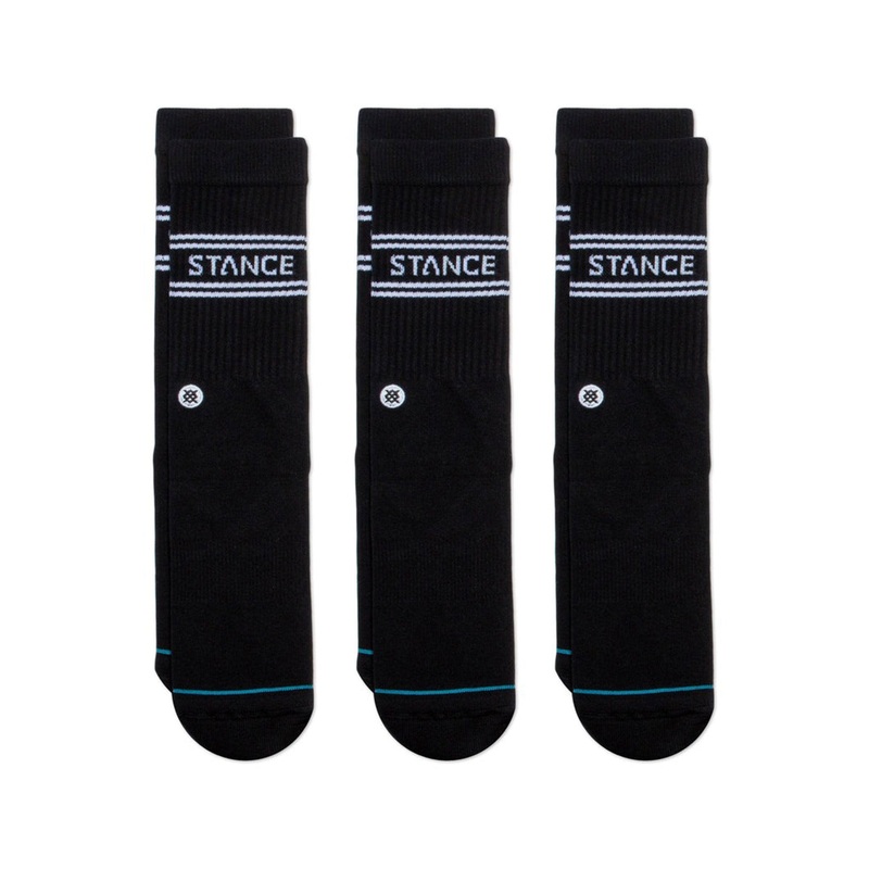 Basic 3 Pack Black Socks