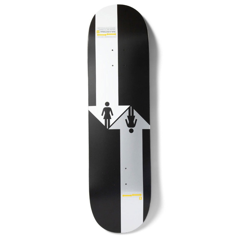 Black White Mccrank 8.5” Skateboard Deck