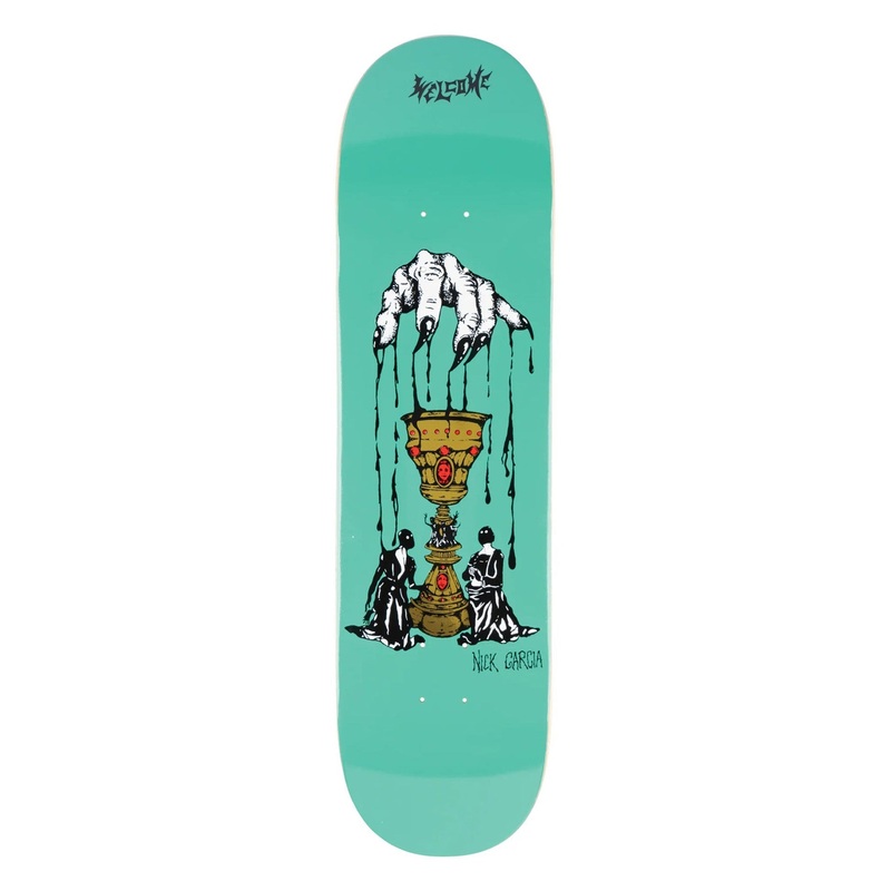 Nick Garcia Chalice Teal 8.38″ Skateboard Deck