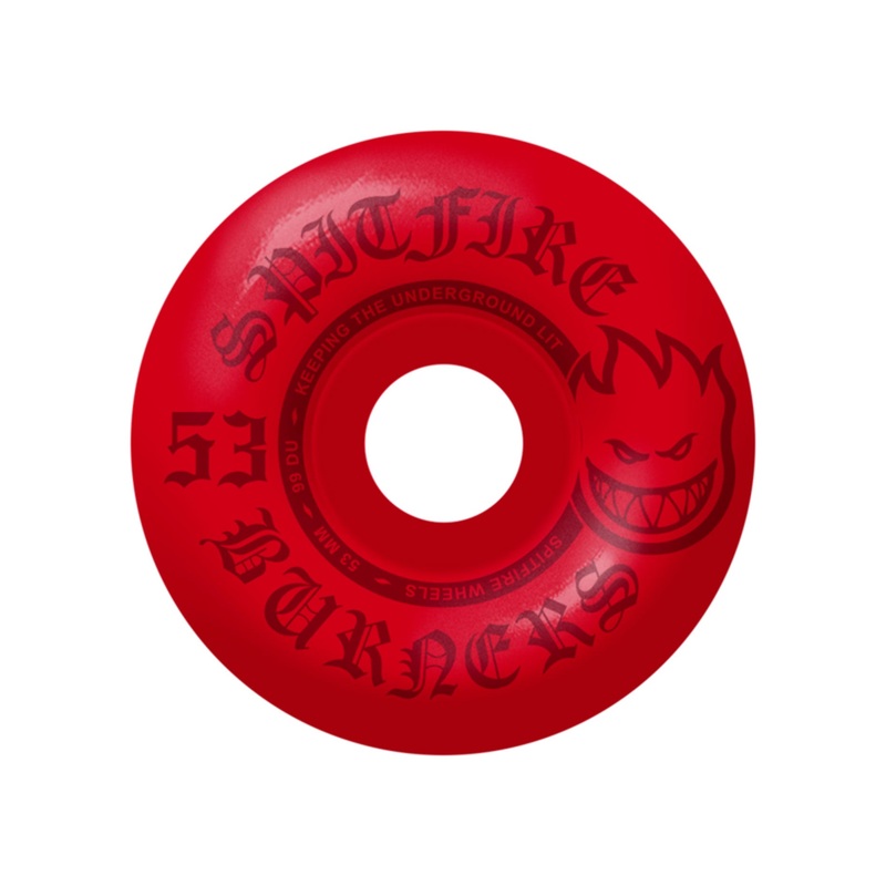 Burner Red Skateboard Wheels
