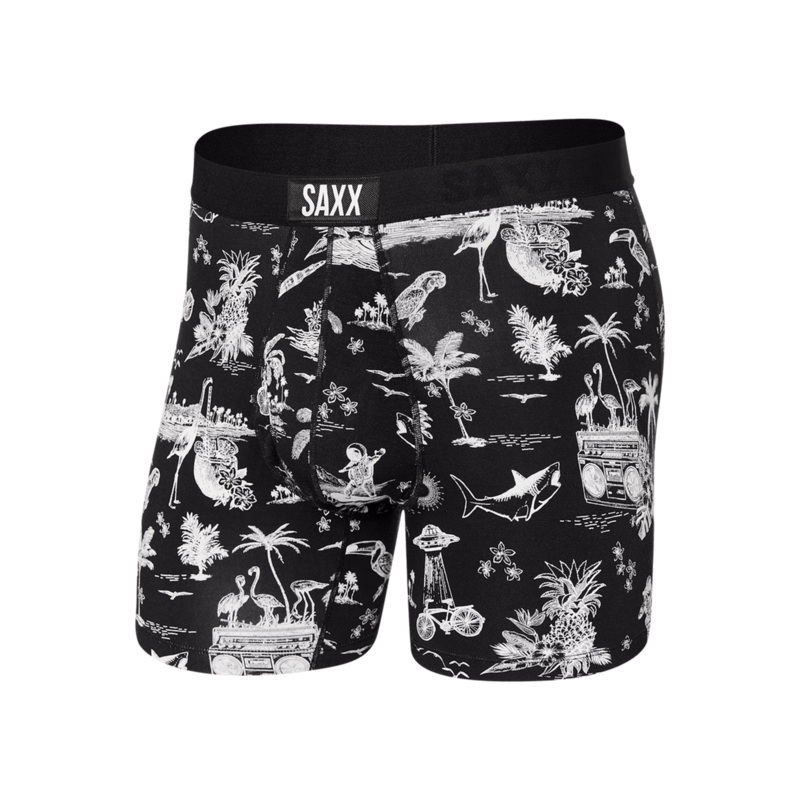 Ultra Super Soft Black Astro Surf And Turf Boxer