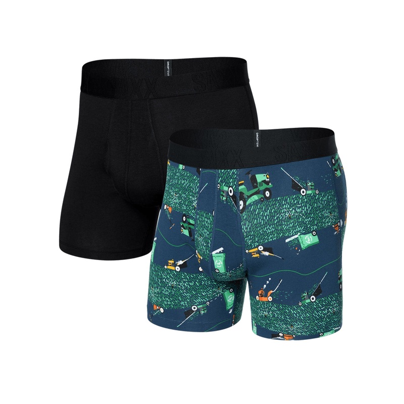 Droptemp Cooling Cotton 2 Pack Buzzcut/Black Boxer