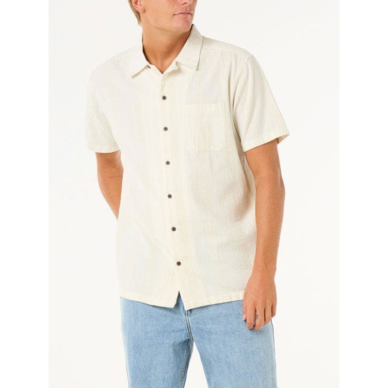 Raw Energy Stripe Buttondown Shirt