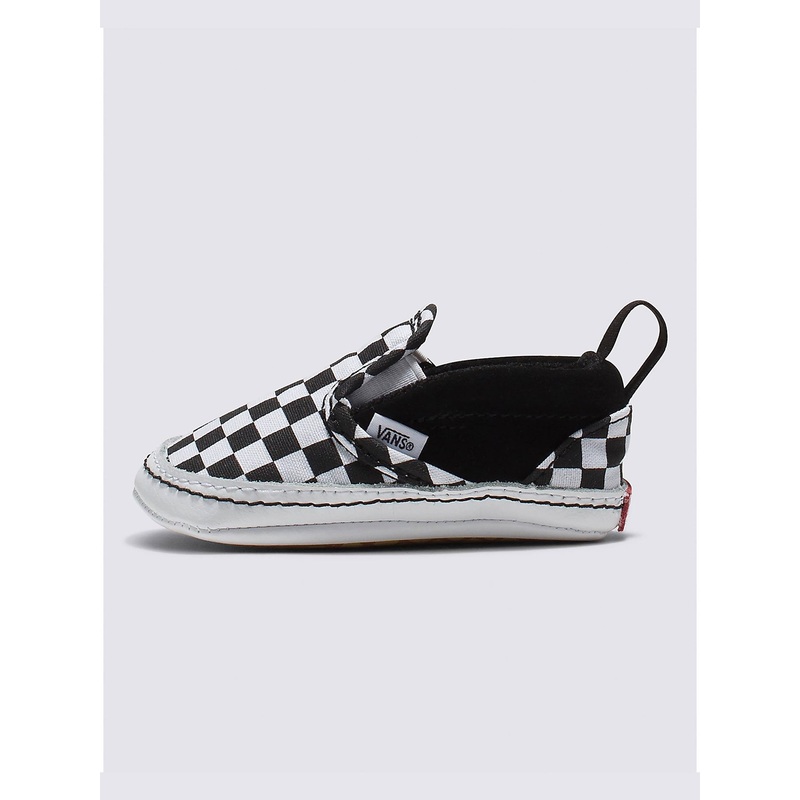 Slip-On V Checker Black/True White Shoes (Infants)