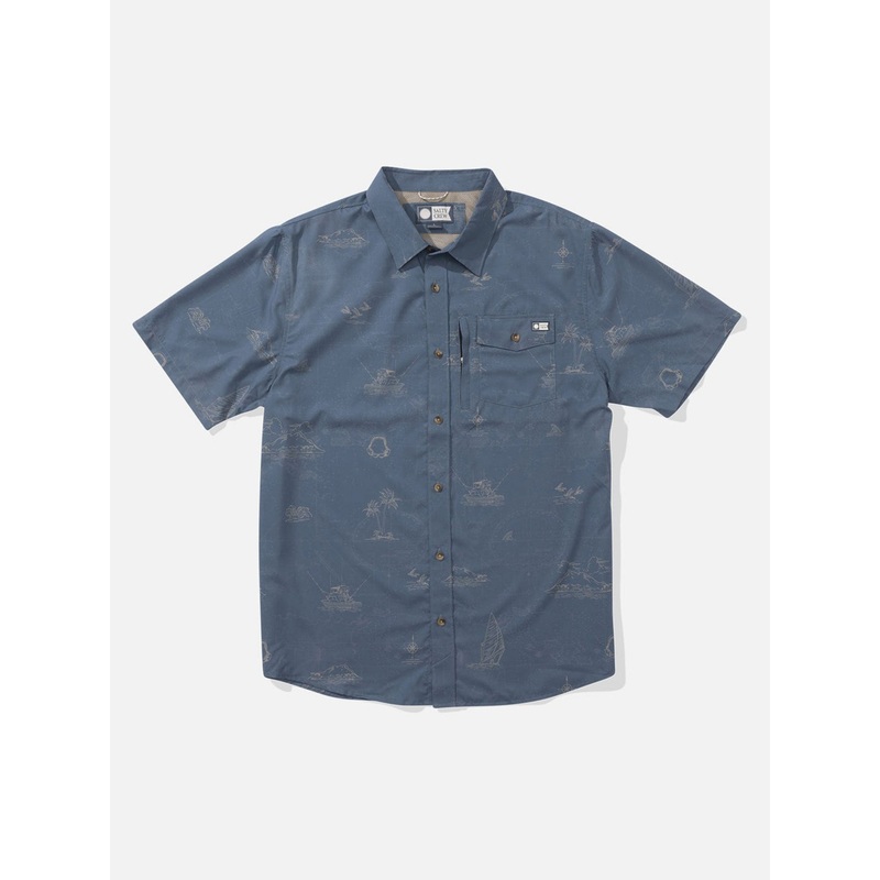 Helmsman UV Short Sleeve Buttondown Shirt