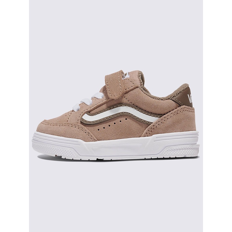 Hylane V Suede Warm Taupe Shoes (Little Kids)