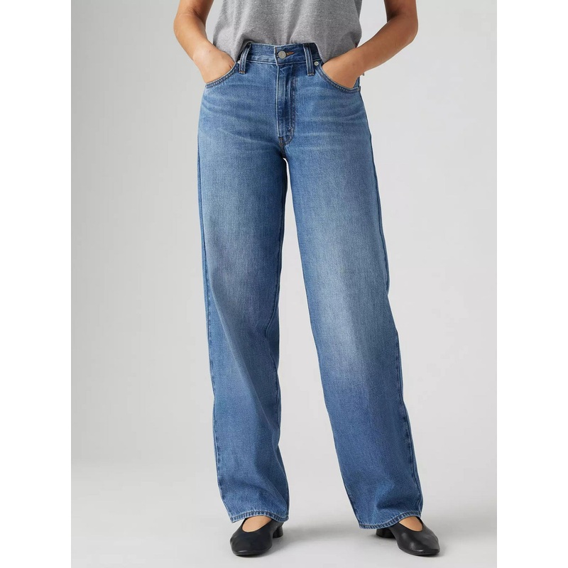 Baggy Dad Heavy Check Jeans
