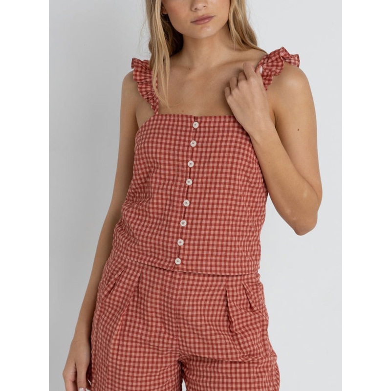 Lola Check Tank Top