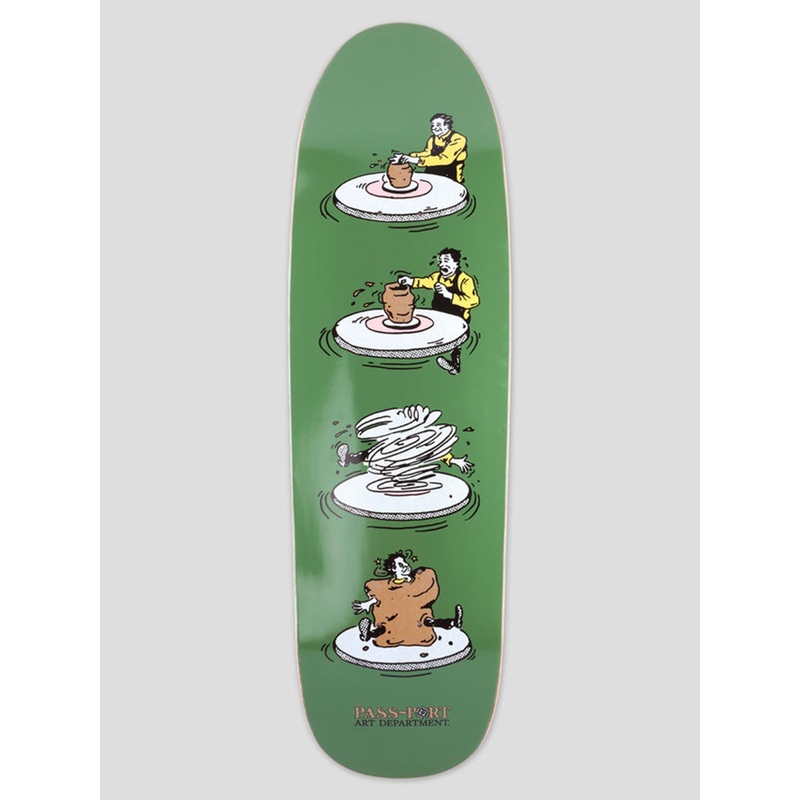 Art Dept. Series Throwing Clay 8.875 Skateboard Deck
