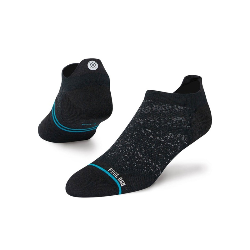 Run Ultralight Tab Black Socks