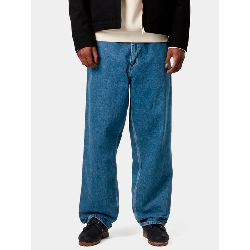 Simple Blue Stone Washed Jeans