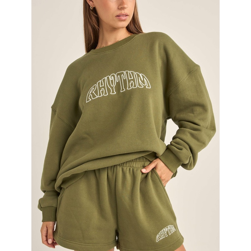 College Crewneck Sweater