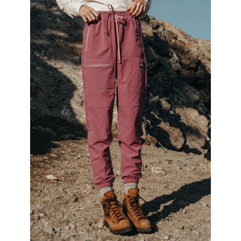 Burgundy Hiking Pants