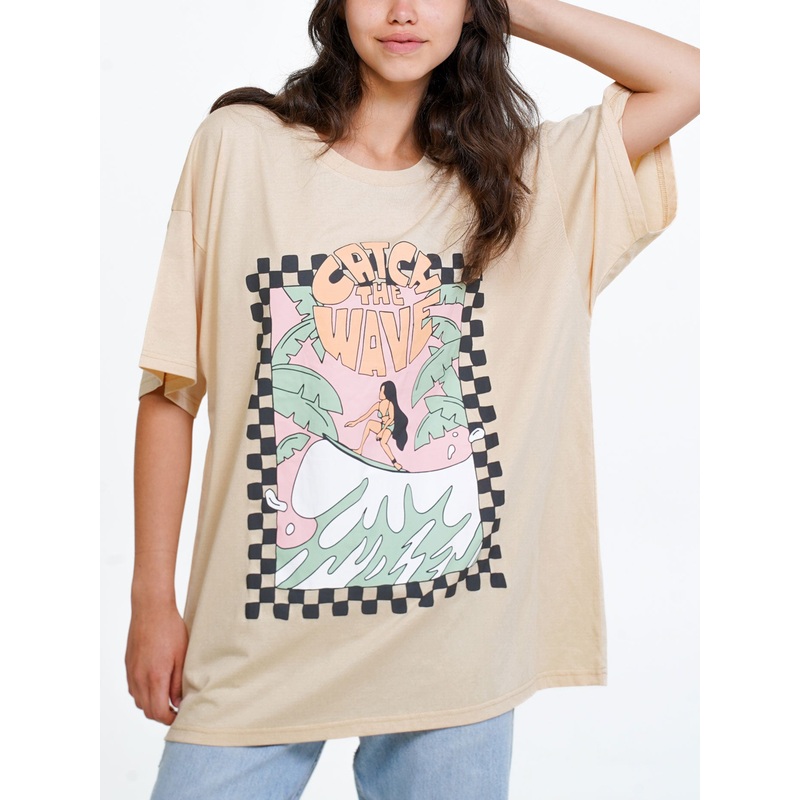Catch The Wave Oversized T-Shirt