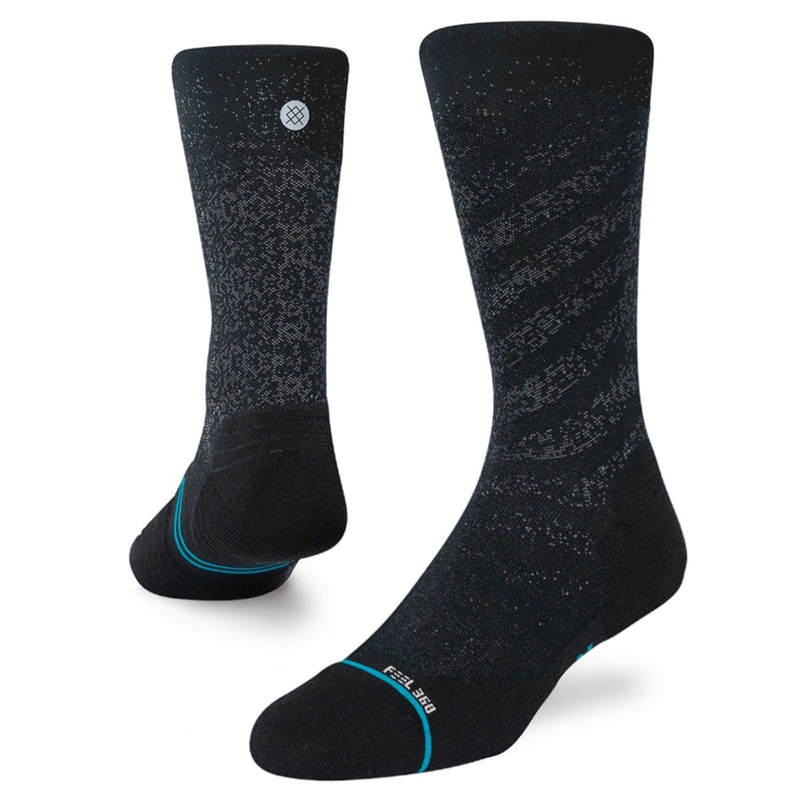 Run Light Black Socks