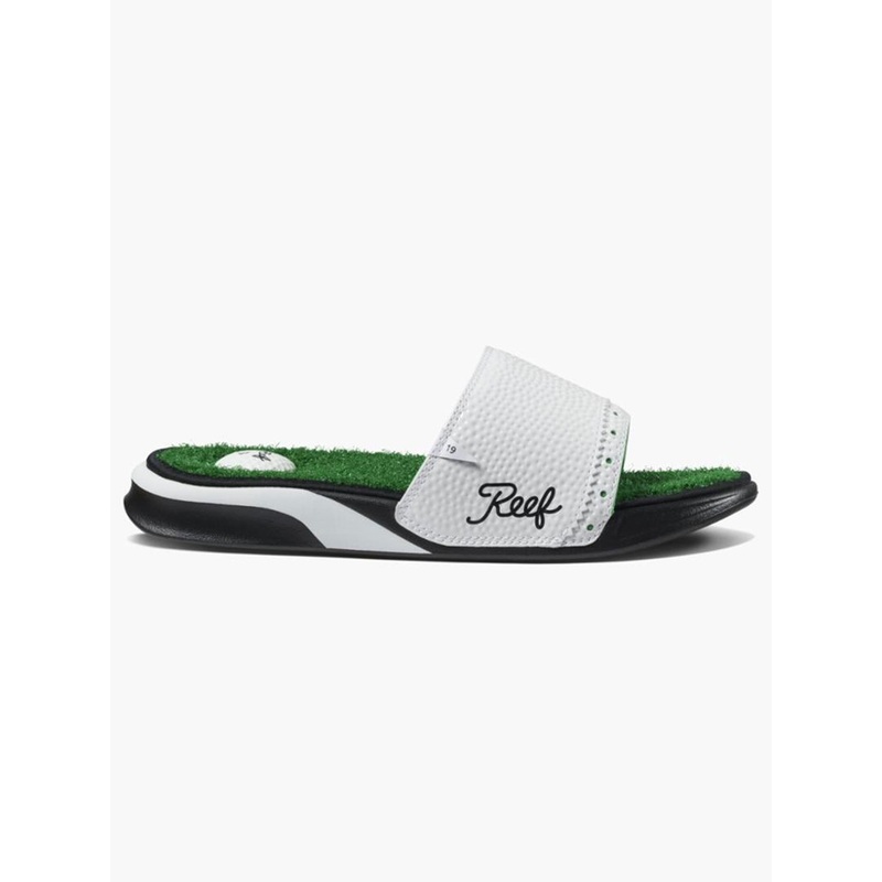 Mulligan Slide Green Sandals