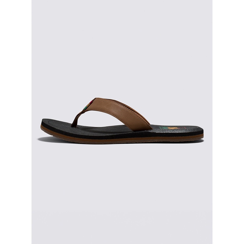 Nexpa Synthetic Dachshund/Black/Rasta Sandals