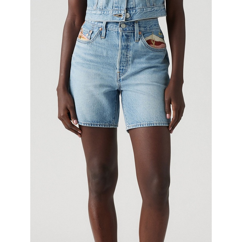501 Mid Thigh Desert Utopia Shorts