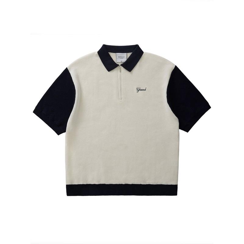 Knit Quarter Zip Polo