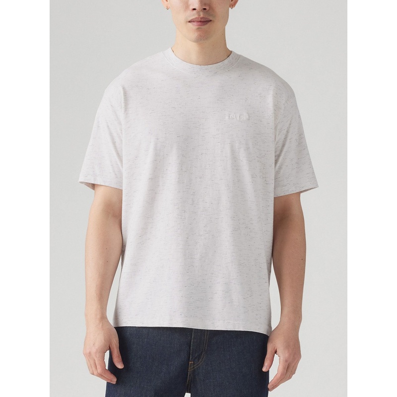Red Tab Vintage Iguana Space Dye Bright White T-Shirt