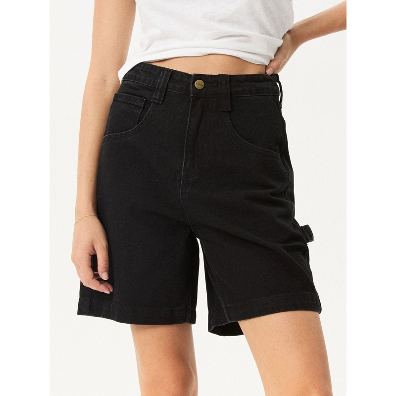 Emilie Washed Black Shorts