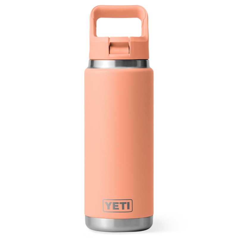 Rambler 26oz Lowcountry Peach Straw Bottle