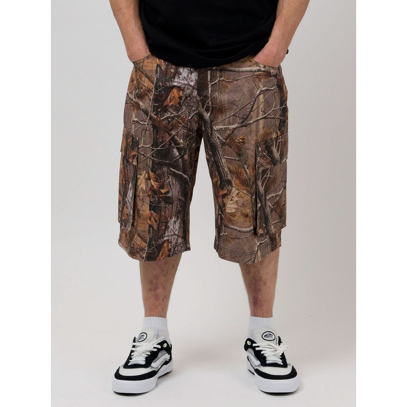 Trooper Cotton Cargo Camo Tree Shorts