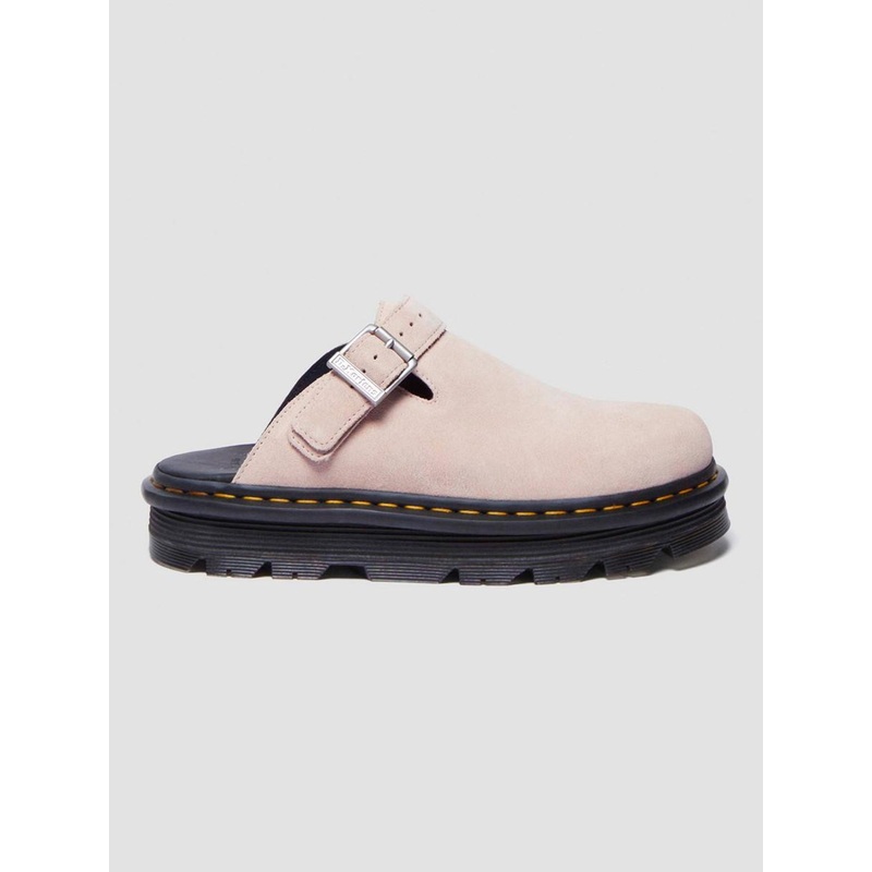 Zebzag Suede Eh Mule Powder Pink Shoes