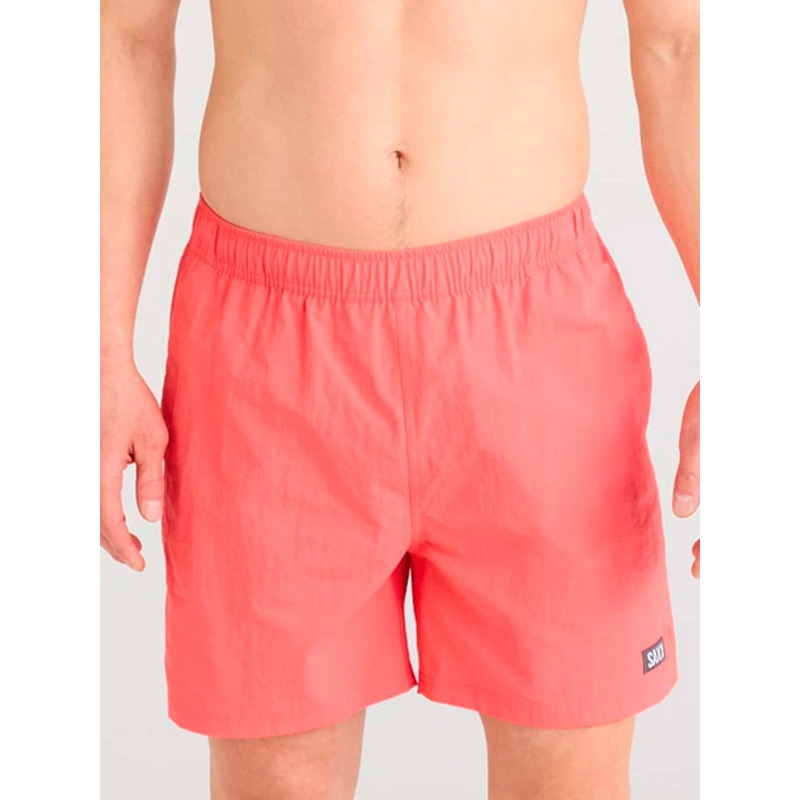 Go Coastal Volley 2N1 15″ Coral Pop Swim Trunk Shorts