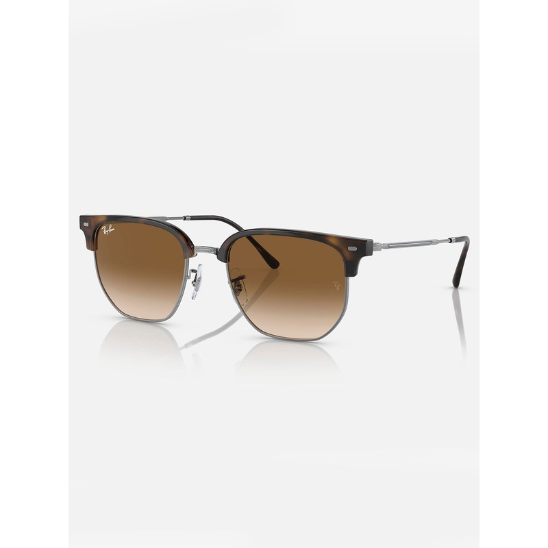New Clubmaster Havana On Gunmetal/Brown Gradient Sunglasses