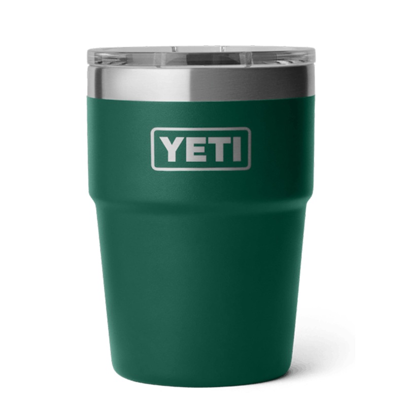 Rambler Forest Black Green 16oz Stackable Cup
