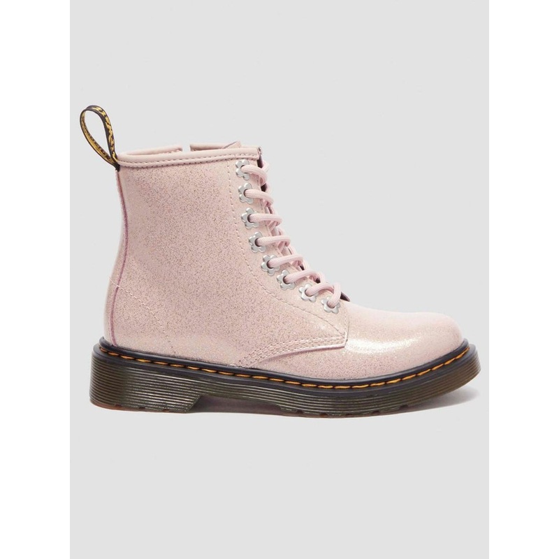 1460 Glitter Powder Pink Boots (Youth)