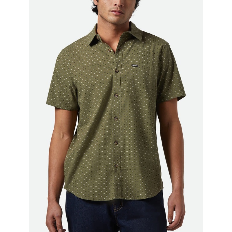 Charter Print Short Sleeve Buttondown Shirt