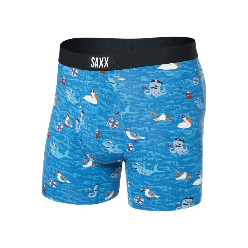 Ultra Super Soft Seas The Day Lake Blue Boxer