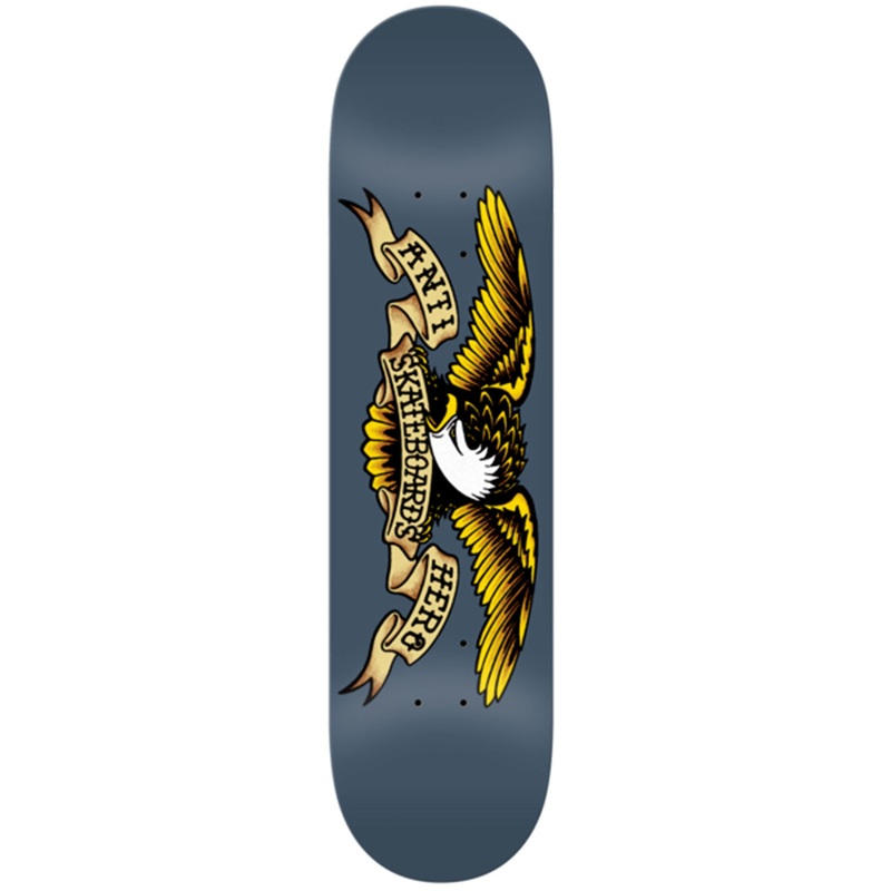 Classic Eagle Grey 8.25” Skateboard Deck