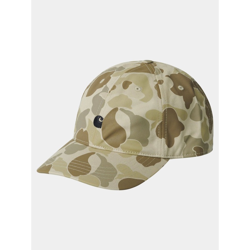 Madison Logo Camo Duck Desert/Black Strapback Hat