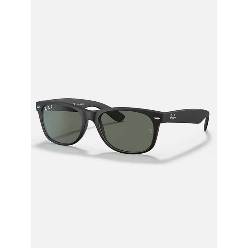 New Wayfarer Matte Black/G-15 Green Sunglasses