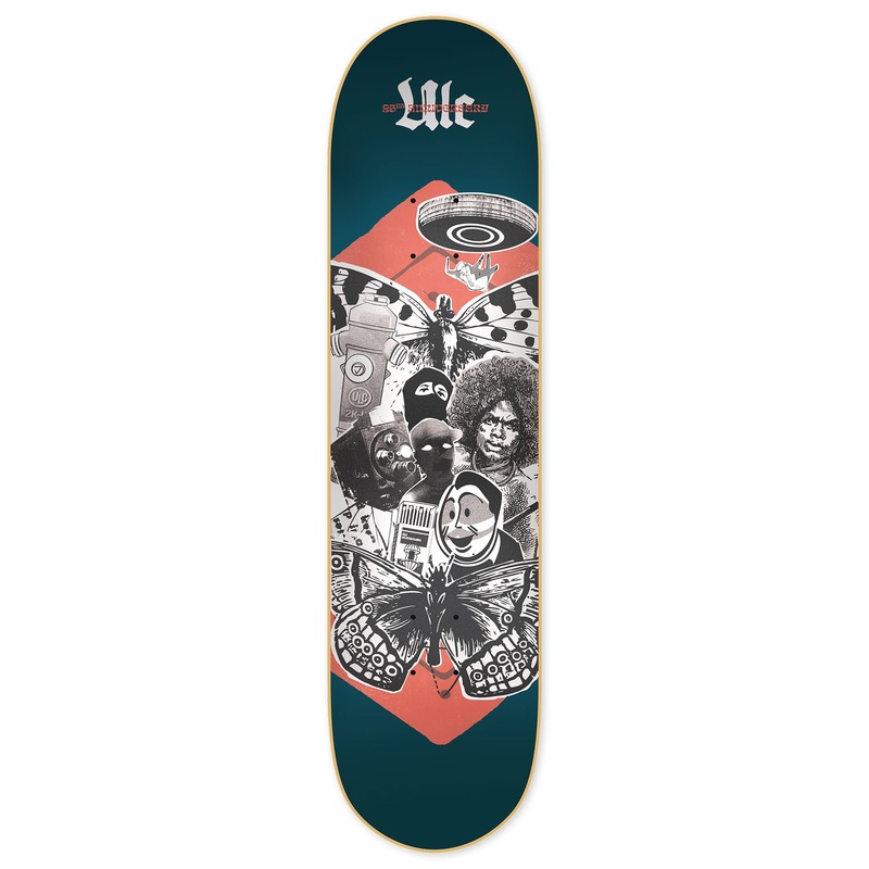 25TH Anniversary Collage 8.25” Skateboard Deck