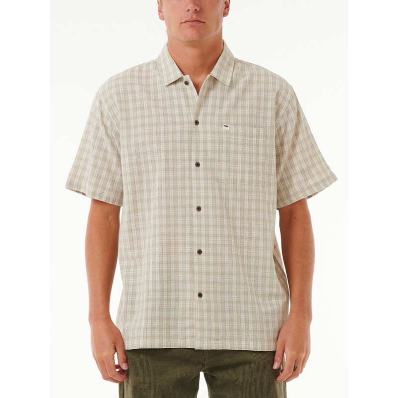 Classic Surf Check Short Sleeve Buttondown Shirt