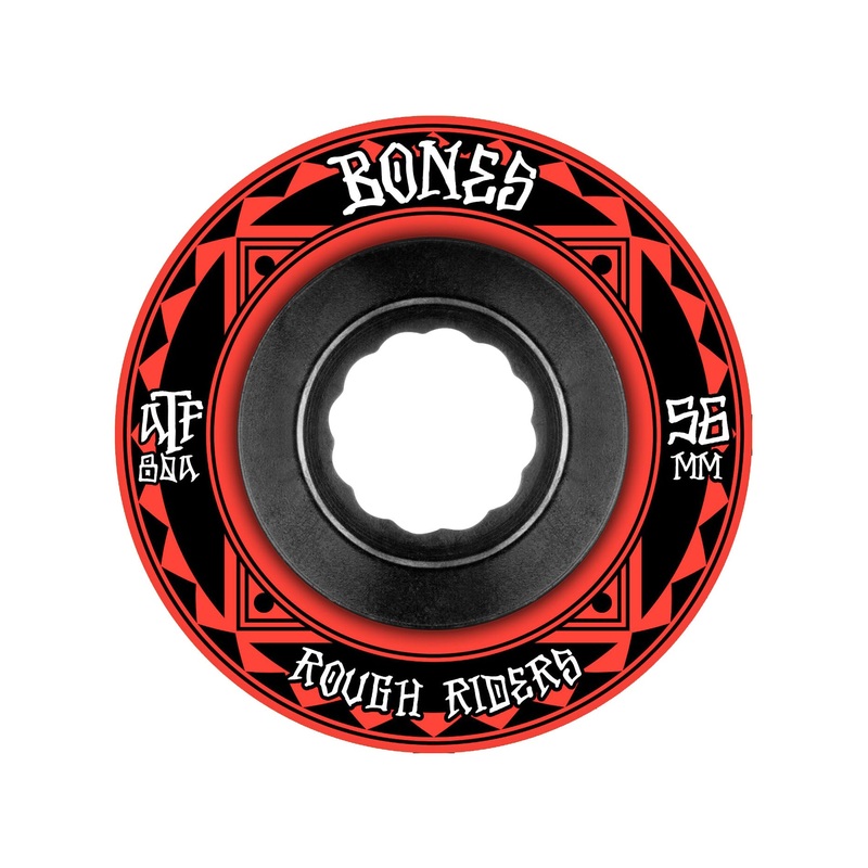 ATF Rough Riders Runners Red Skateboard Wheels