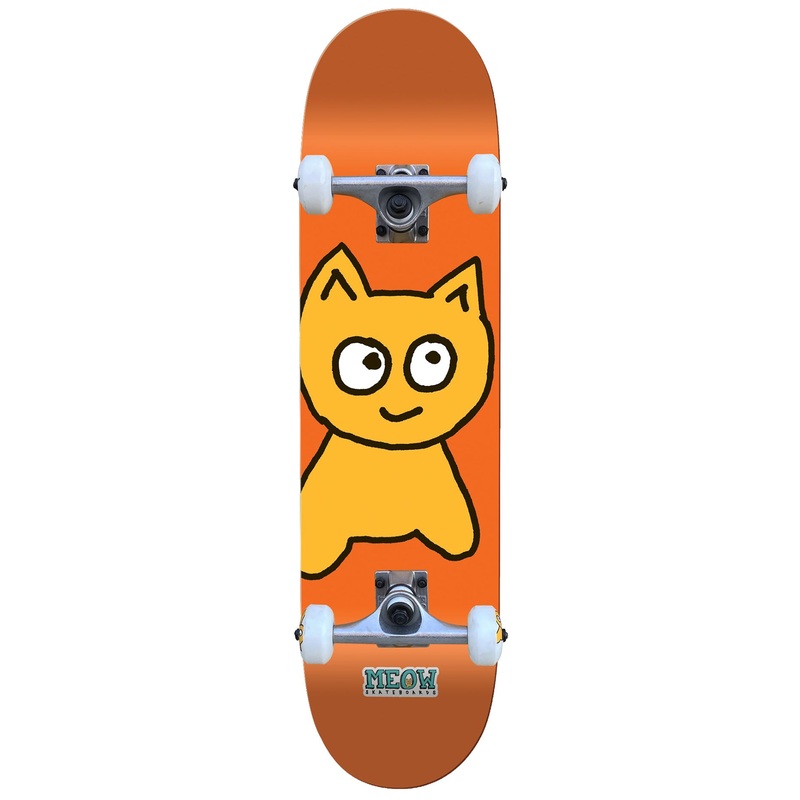 Big Cat Soft Top Orange Complete Skateboard