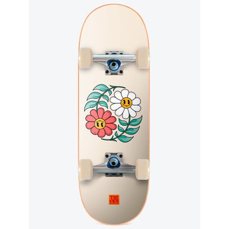 Yin Yang Flowers 7.87” Complete Skateboard (Kids)