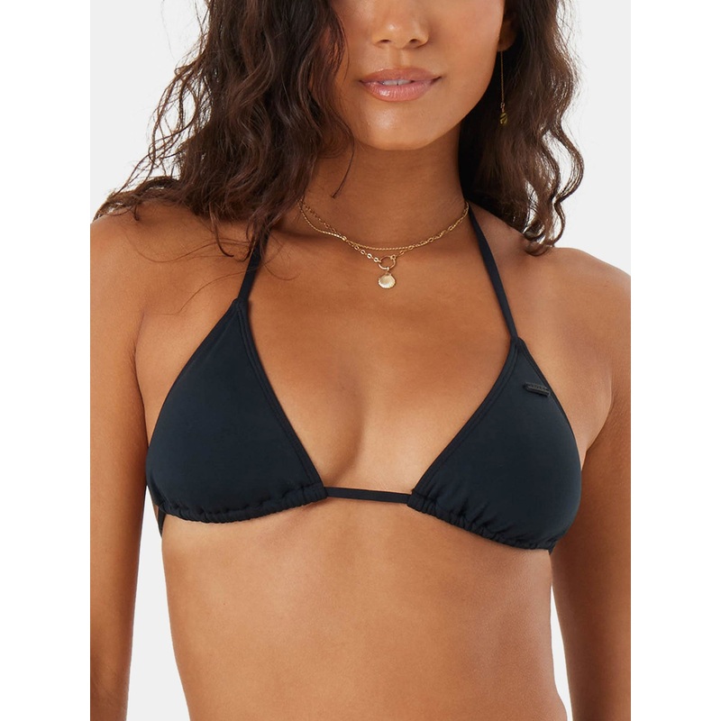 Solid Beach Classics Athletic Tri Bikini Top