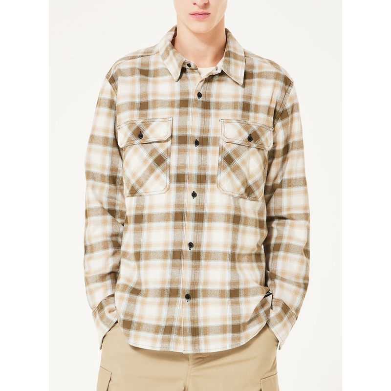 90S Plaid Long Sleeve Buttondown Shirt