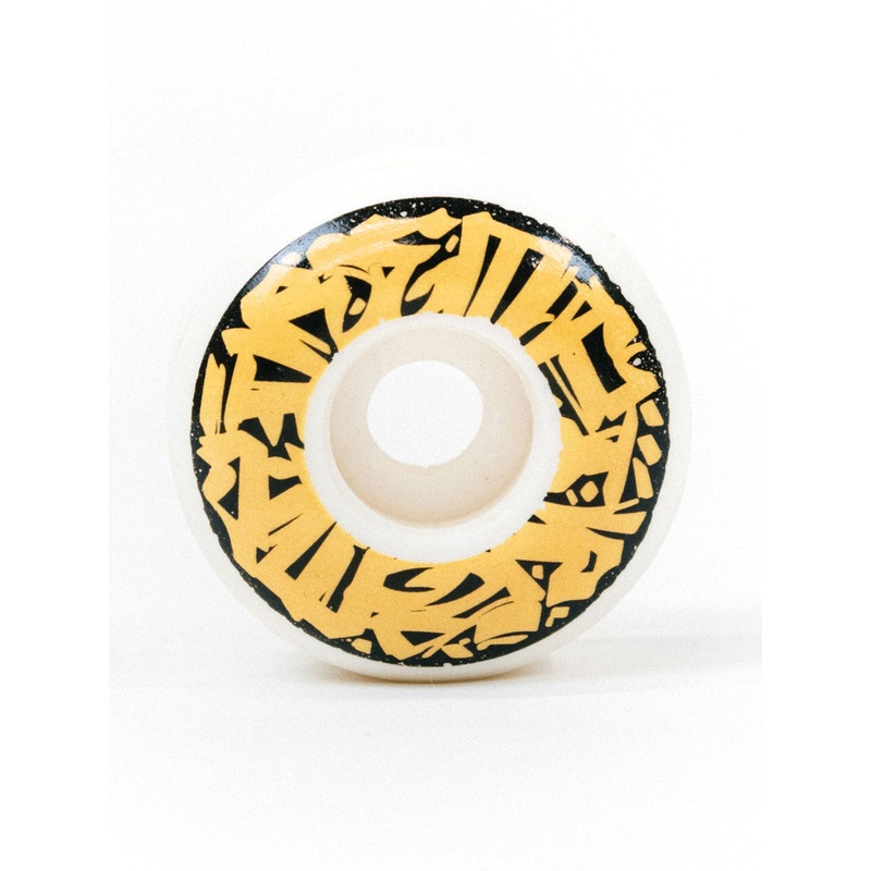 Acrylic Yellow/Black Skateboard Wheels