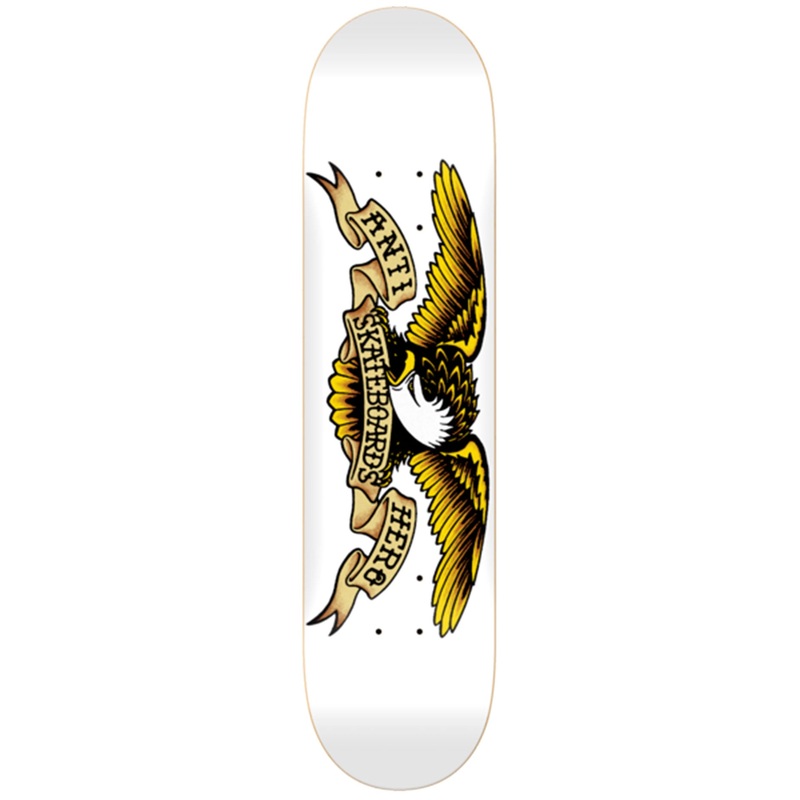 Classic Eagle White 8.75” Skateboard Deck